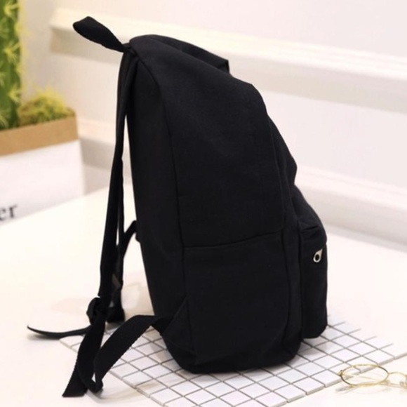5⭐️RATED🎉HOST PICK🎉BLACK  EMBROIDERY BACKPACK - Picture 4 of 7